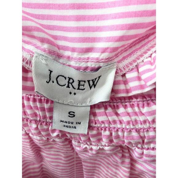 NWT $110 J Crew Striped Sleeveless 100% Cotton Midi Summer Dress Size Small - Picture 4 of 7